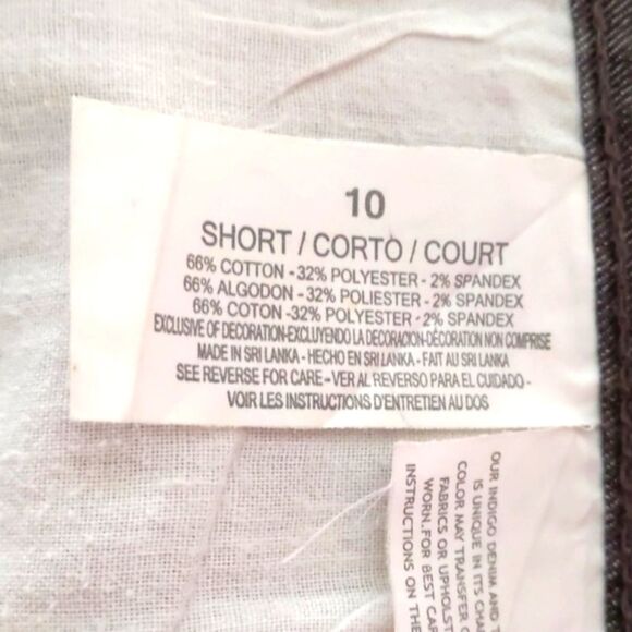 GLORIA VANDERBILT Amanda Light Wash Black Jeans Size 10 short - Picture 6 of 10